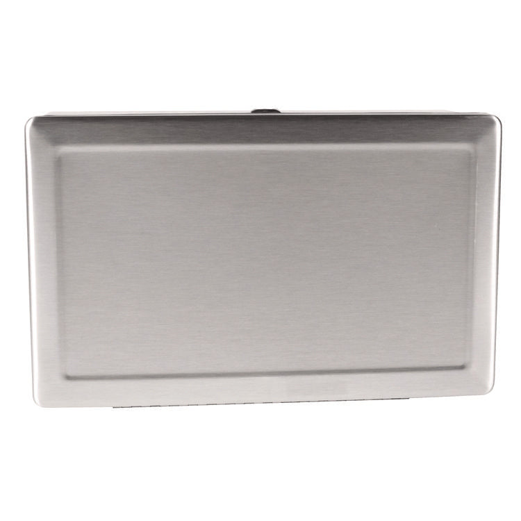 Surface-Mounted Paper Towel Dispenser, 12.13 x 6.13 x 7.25, Satin Finish Stainless Steel