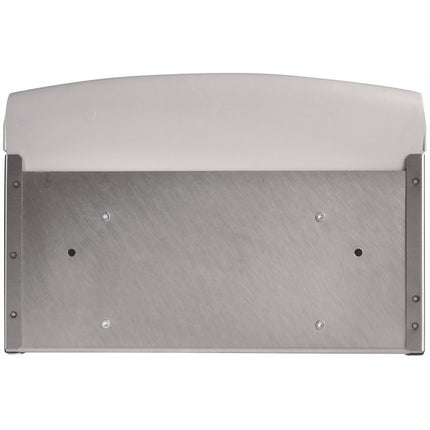 ConturaSeries Surface-Mounted Napkin/Tampon Vendor, Stainless Steel, 12 x 8 x 26, Silver