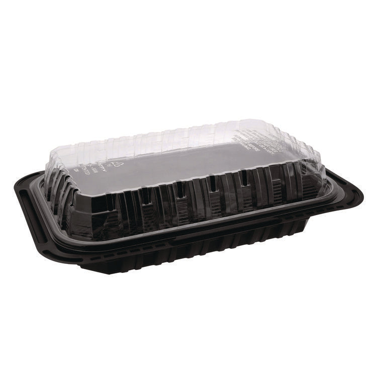 ClearView MealMaster Chicken Barn, 13.3 x 8.4 x 4, Black/Clear, Plastic, 105/Carton