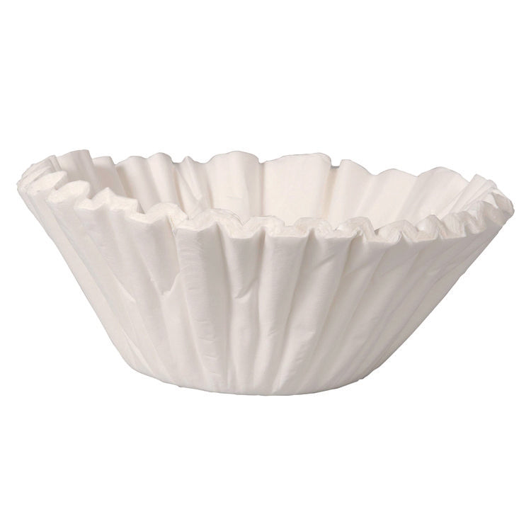 Flat Bottom Coffee Filters, 12 Cup Size, 250/pack, 12 Packs/carton
