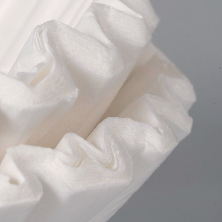 Commercial Coffee Filters, 32 Cup Size, Flat Bottom, 50/cluster, 10 Clusters/pack