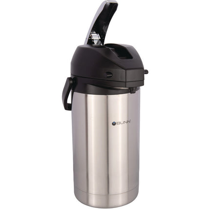 3 Liter Lever Action Airpot, Stainless Steel/black
