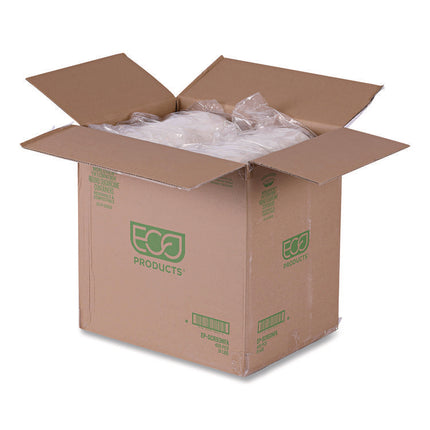 Vanguard Renewable and Compostable Sugarcane Containers, 3-Compartment Bowl, 28 oz, White, 400/Carton