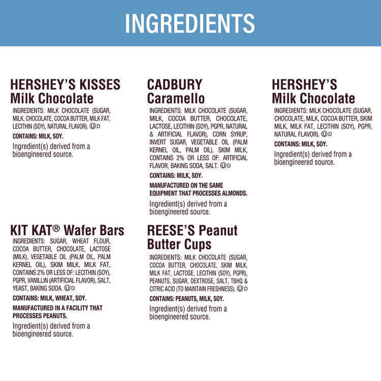 Assorted Minis Value Pack, Assorted Chocolates, 63.4 oz Bag, 230 Pieces