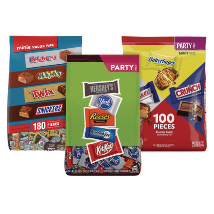 Chocolate All Time Favorites, Assorted Chocolates, 3 Bags/Carton