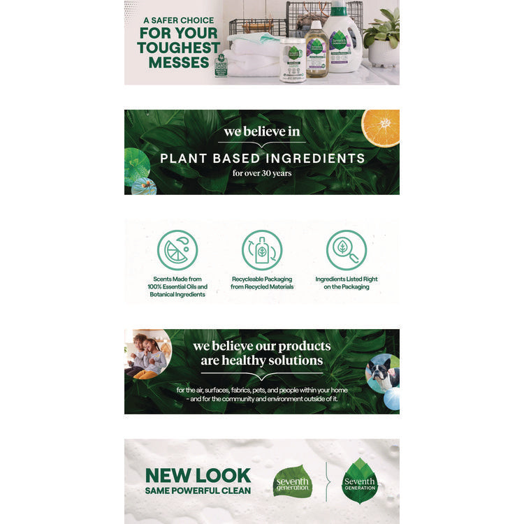 Natural Liquid Laundry Detergent, Sensitive Skin Free and Clear, 90 oz Bottle, 4/Carton