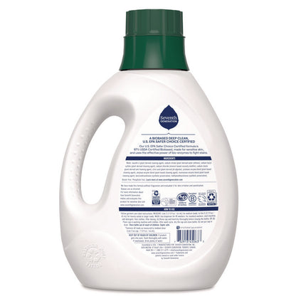 Natural Liquid Laundry Detergent, Sensitive Skin Free and Clear, 90 oz Bottle, 4/Carton