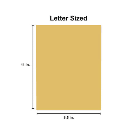 Deluxe Colored Paper, 20 lb Bond Weight, 8.5 x 11, Goldenrod, 500 Sheets/Ream, 10 Reams/Carton