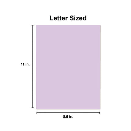 Deluxe Colored Paper, 20 lb Bond Weight, 8.5 x 11, Orchid, 500 Sheets/Ream, 10 Reams/Carton