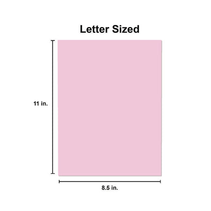 Deluxe Colored Paper, 20 lb Bond Weight, 8.5 x 11, Pink, 500 Sheets/Ream, 10 Reams/Carton