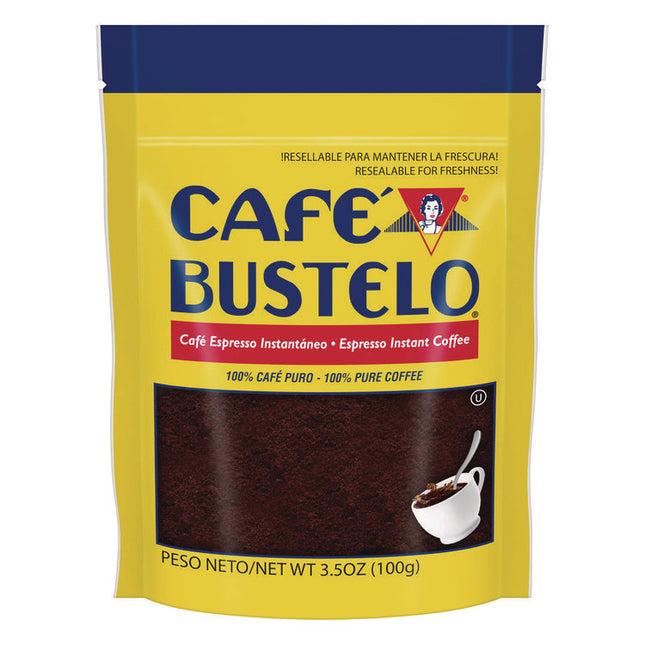 Cafe Bustelo Instant Coffee, Espresso, 3.5 oz Packet