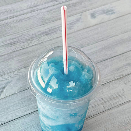 PET Cold Cup Dome Lids, Fits 14 oz to 24 oz Cold Cups, Plastic, Clear, 100/Sleeve, 10 Sleeves/Carton