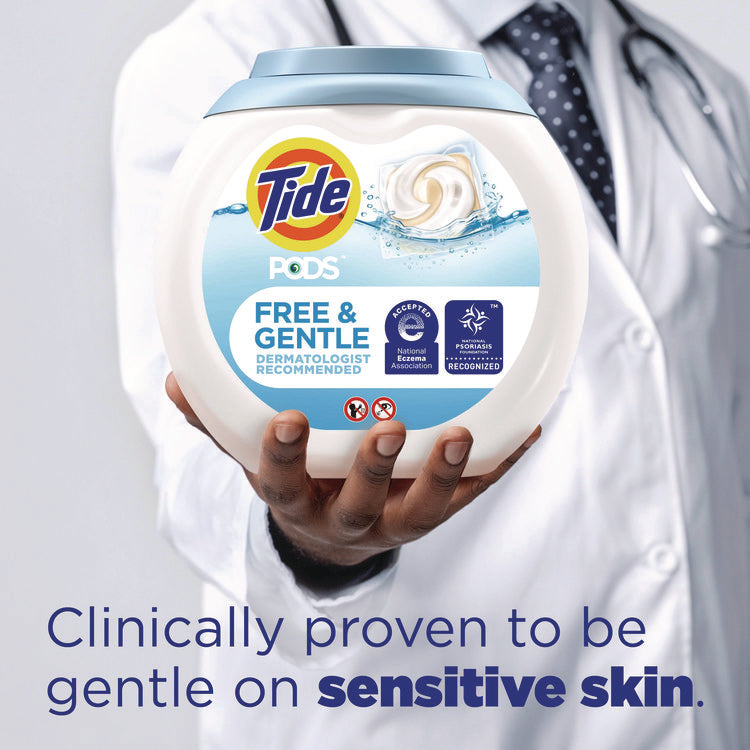 Pods, HE Compatible, Unscented, 81 Pods/Tub, 4 Tubs Carton