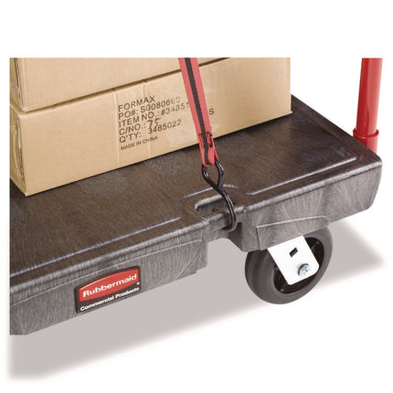 Heavy-Duty Platform Truck Cart, 2,000 Lb Capacity, 24 X 48 Platform, Black