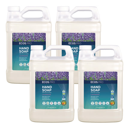 Liquid Hand Soap, Lavender, 1 gal, 4/Carton