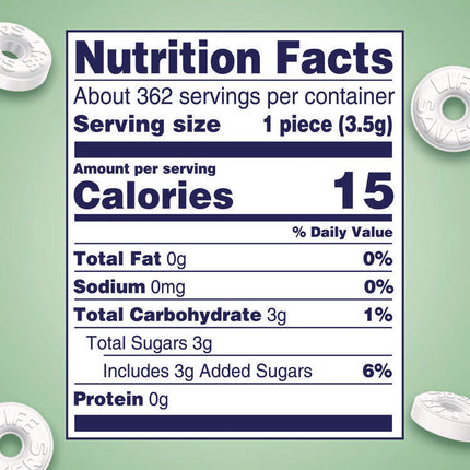Hard Candy Mints, Party Size, Wint-O-Green, Individually Wrapped, 44.93 oz Bag
