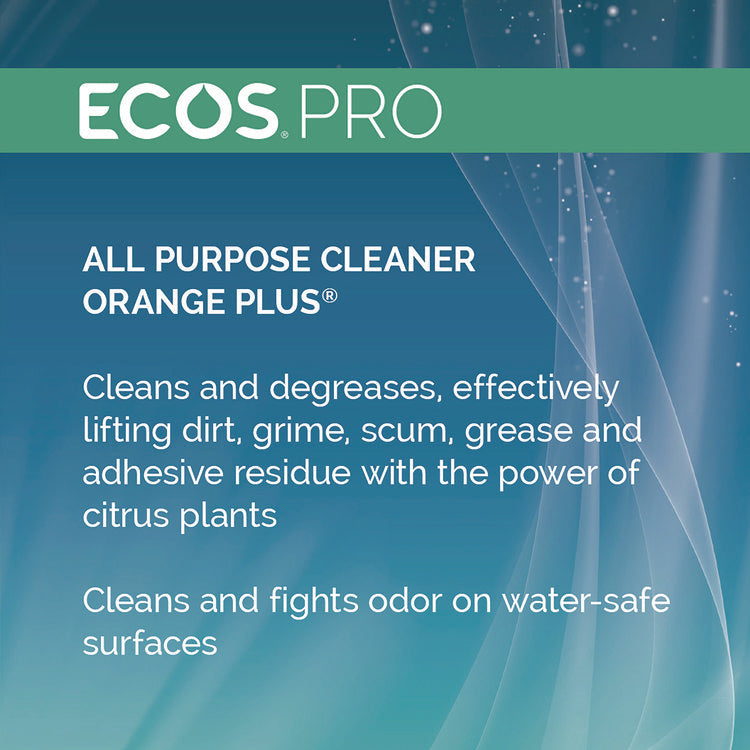 Orange Plus All-Purpose Cleaner and Degreaser, Citrus Scent, 1 gal Bottle, 4/Carton