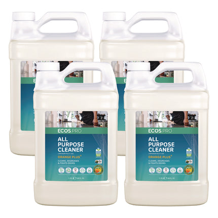 Orange Plus All-Purpose Cleaner and Degreaser, Citrus Scent, 1 gal Bottle, 4/Carton