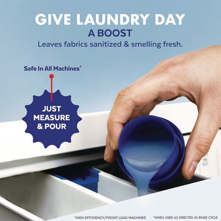 Laundry Sanitizer, Crisp Linen Scent, 21 oz Bottle, 6/Carton