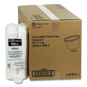 Plastic Portion Cup, 3.25 oz, Translucent, 3,000/Carton