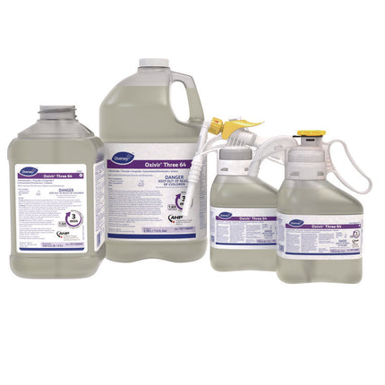 Oxivir Three 64, Surfectant Scent, 2.5 L Bottle, 2/Carton