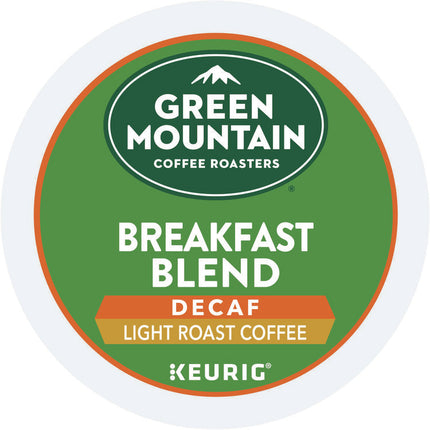 Breakfast Blend Decaf Coffee K-Cups, 96/carton