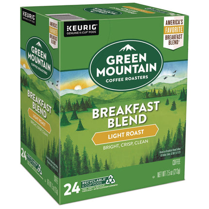Breakfast Blend Coffee K-Cup Pods, 24/box
