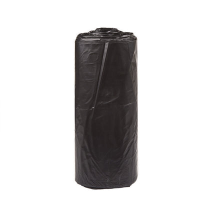 Low-Density Can Liners, 33 gal, 1.25 mil, 33" x 39", Black, Flat Pack, 250/Carton