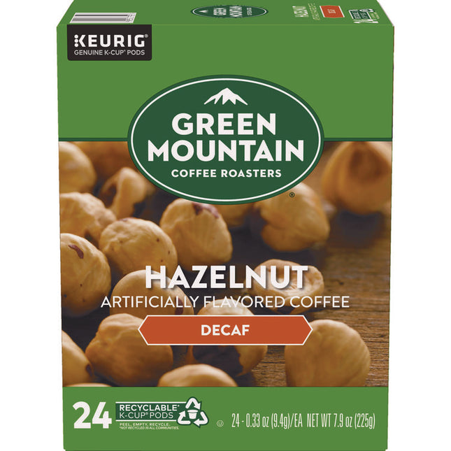 Hazelnut Decaf Coffee K-Cups, 24/box