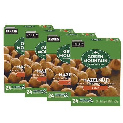 Hazelnut Decaf Coffee K-Cups, 96/carton