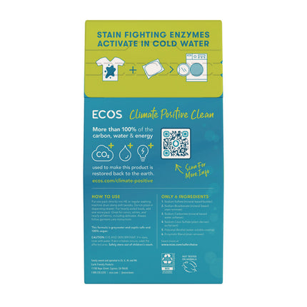 Laundry Detergent Packs, Free and Clear, 40/Pack