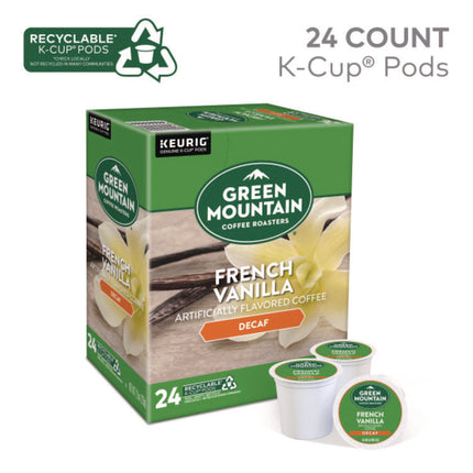 French Vanilla Decaf Coffee K-Cups, 96/carton
