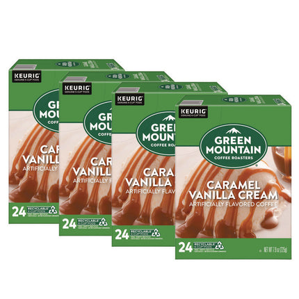 Caramel Vanilla Cream Coffee K-Cups, 96/carton