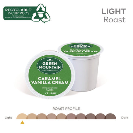 Caramel Vanilla Cream Coffee K-Cups, 96/carton