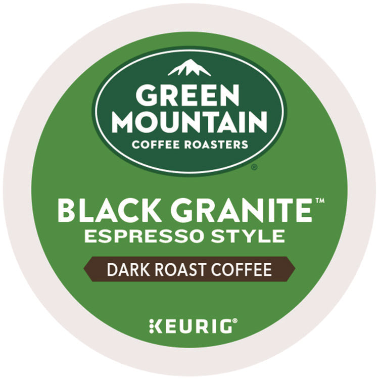 Black Granite Espresso Style K-Cups, 24/Box
