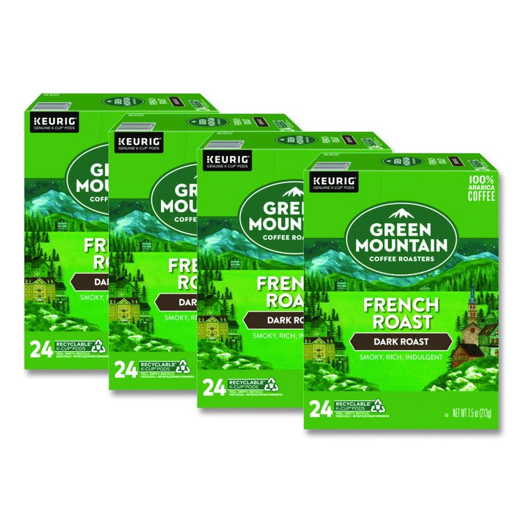 French Roast Coffee K-Cups, 96/carton