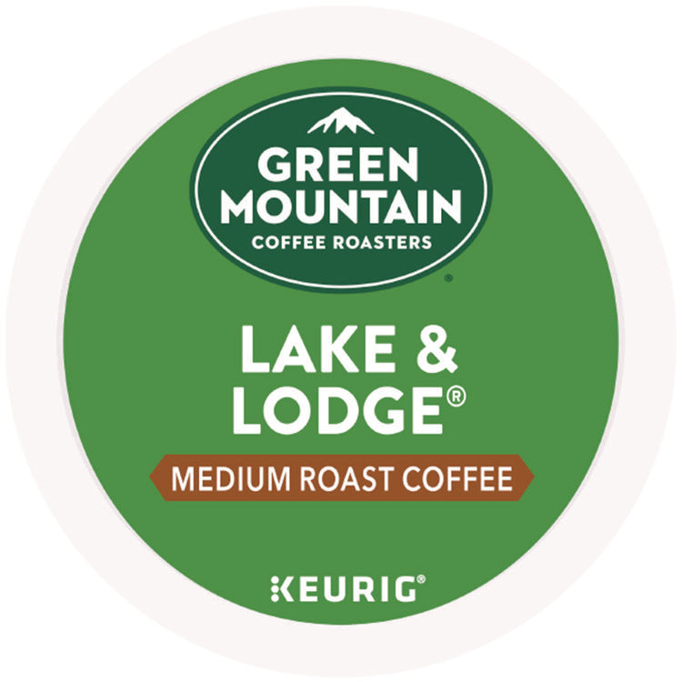 Lake And Lodge Coffee K-Cups, Medium Roast, 24/box