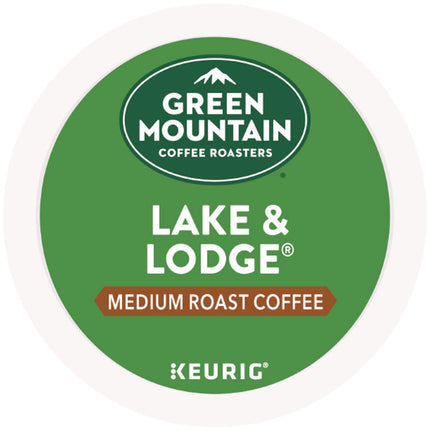 Lake And Lodge Coffee K-Cups, Medium Roast, 96/carton