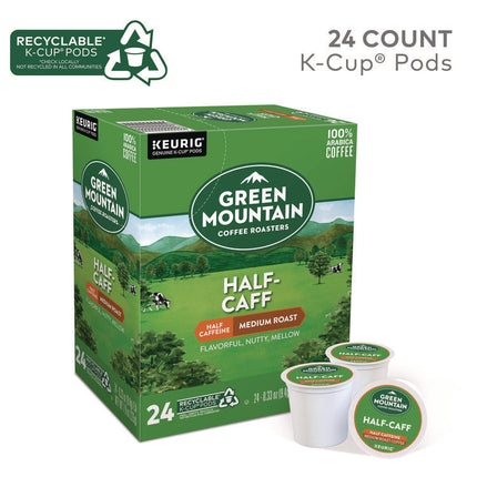 Half-Caff Coffee K-Cups, 96/carton