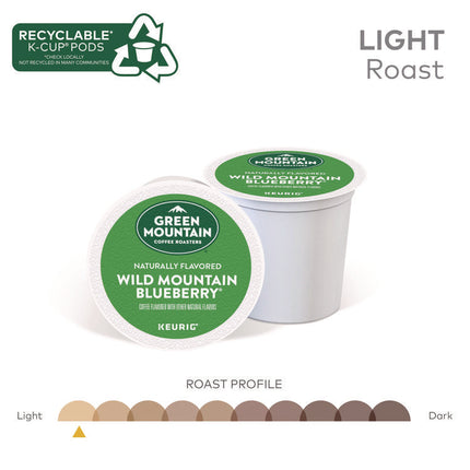 Fair Trade Wild Mountain Blueberry Coffee K-Cups, 96/carton