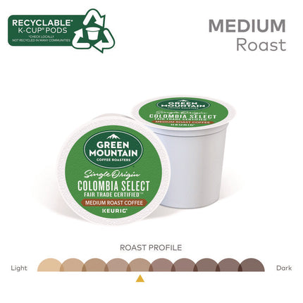 Colombian Fair Trade Select Coffee K-Cups, 24/box