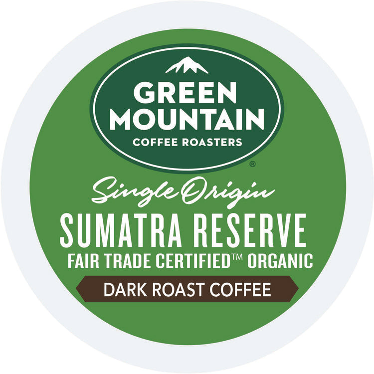 Fair Trade Organic Sumatran Extra Bold Coffee K-Cups, 96/carton