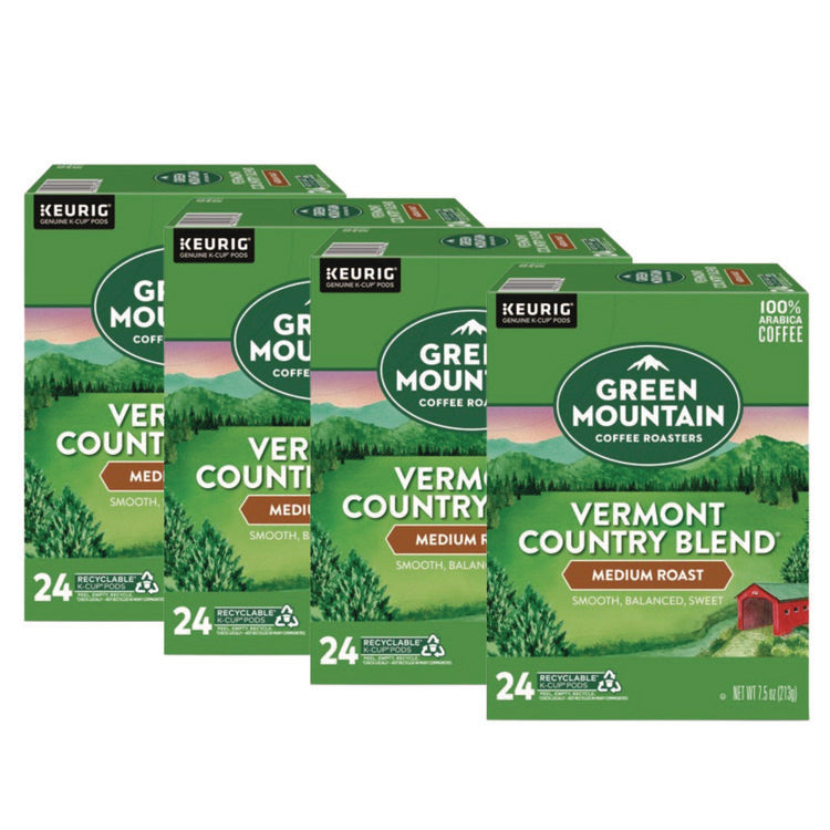 Vermont Country Blend Coffee K-Cups, 96/carton