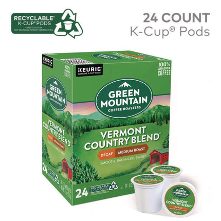 Vermont Country Blend Decaf Coffee K-Cups, 96/carton
