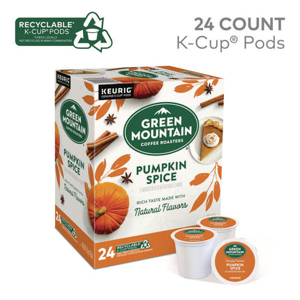 Fair Trade Certified Pumpkin Spice Flavored Coffee K-Cups, 24/box
