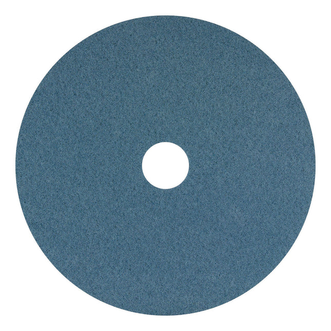 Blue Cleaner Pad, 13", Blue, 5/Carton