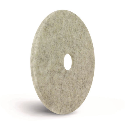 Porko Plus Burnishing Pads, 20" Diameter, Brown, 5/Carton