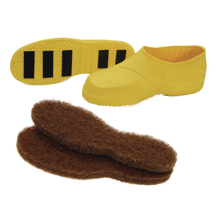 Stripping Boots, Extra Large, Yellow/Brown, One Pair