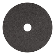 Titan Stripping Pad, 20" Diameter, Gray, 5/Carton