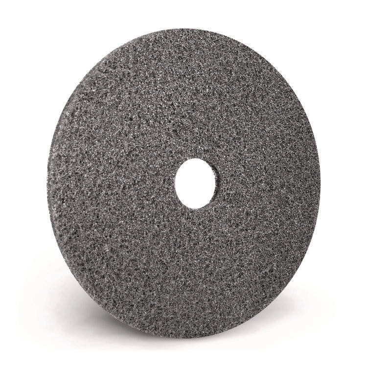 Black Diamond 800 Deep Cleaning Pad, 20" Diameter, 800 Grit, Black/Gray, 2/Carton